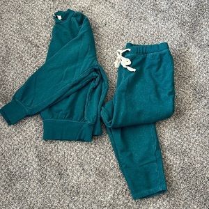 Teal matching set